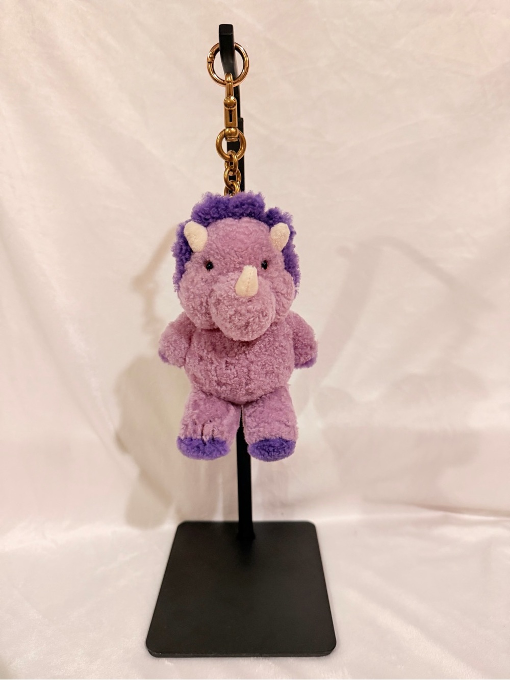 Coach Rexy 10th Birthday Trixy Dinosaur Bag Charm purple NWT